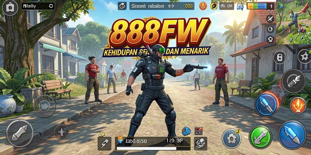 Screenshot utama menampilkan gameplay Simulation yang mendalam dan berkualitas tinggi.