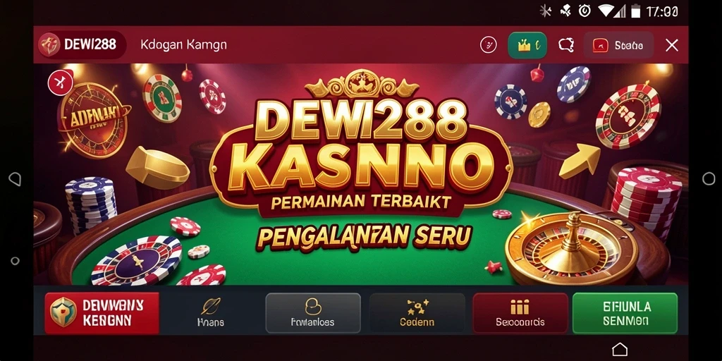 Gameplay menarik DEWI288 dengan berbagai pilihan permainan Kasino.