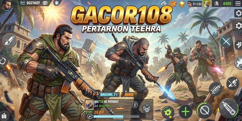 Screenshot GACOR108 yang menunjukkan aksi seru dalam Battle Royale.