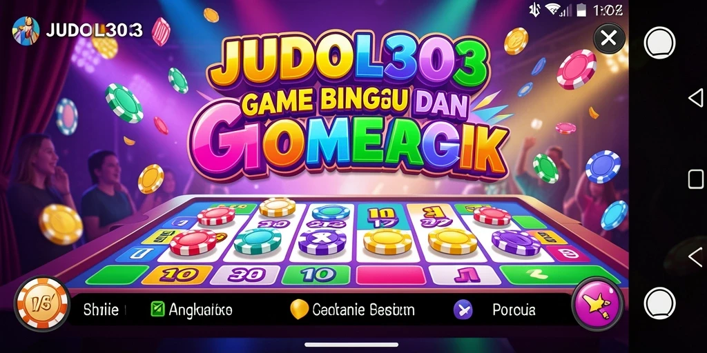 Tampilan gameplay Bingo JUDOL303 dengan grafis menarik.