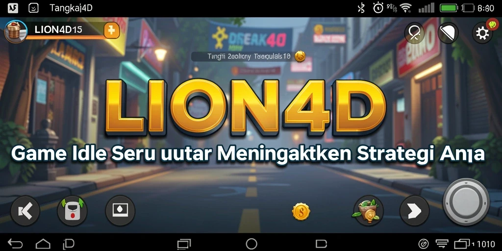Tampilan atraktif LION4D dengan gameplay yang menyenangkan.