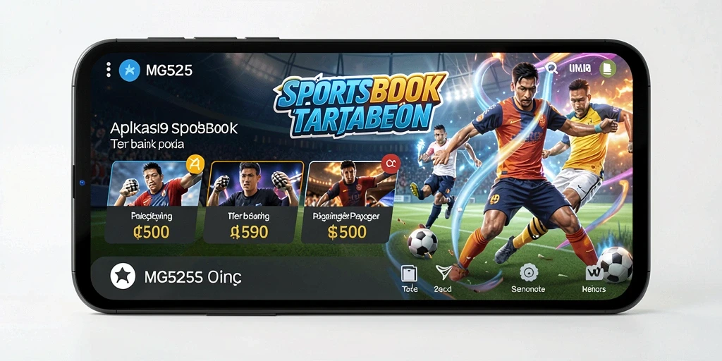 Tampilan aplikasi MG525 dengan fitur taruhan yang menarik dan informatif.