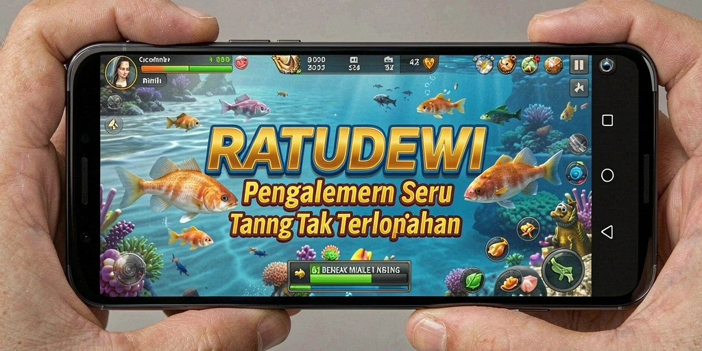 Tangkapan layar gameplay seru Tembak Ikan di RATUDEWI.