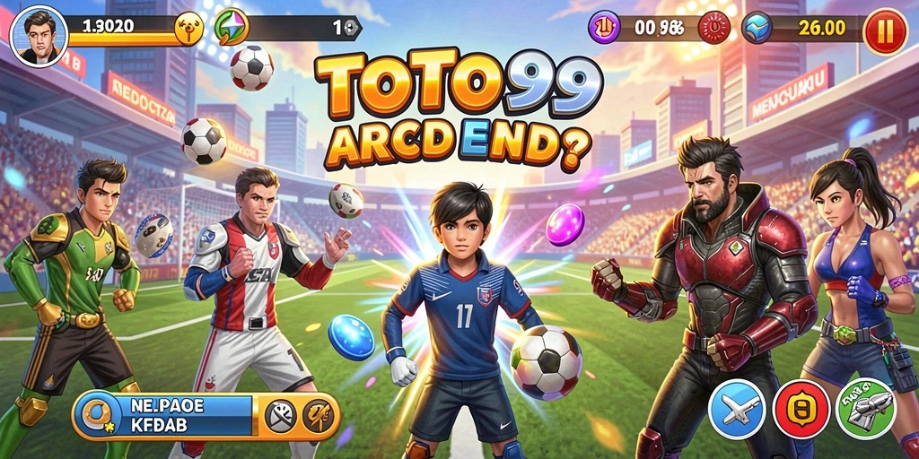 Screenshot utama TOTO99 menampilkan gameplay seru dengan elemen arcade.
