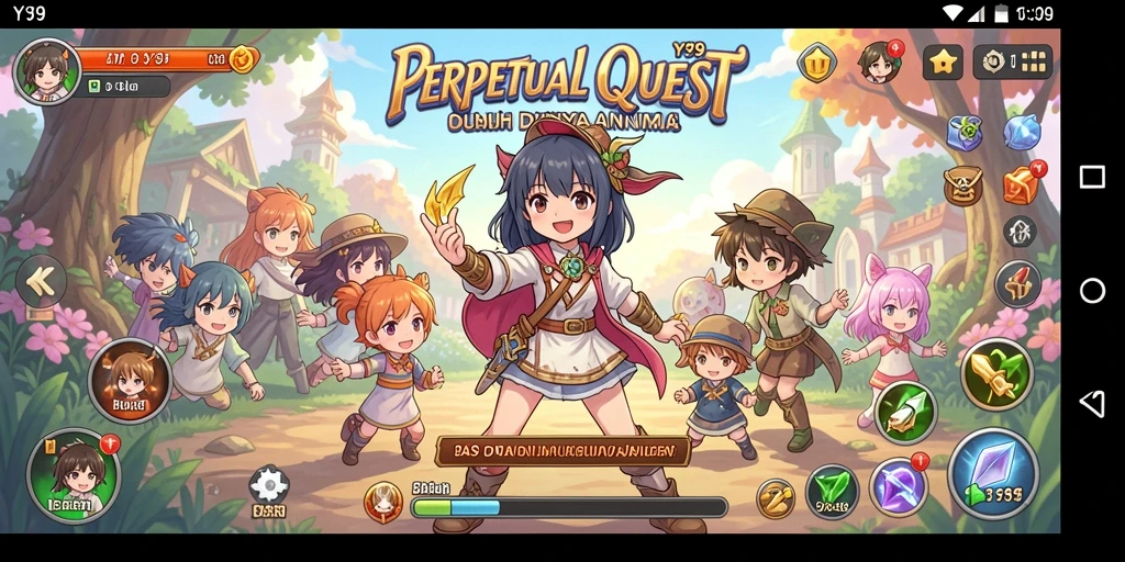 Gameplay <strong>Y89</strong> dengan karakter Anime yang menawan.